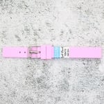 Силиконова каишка за часовник SN1294, Розова, 12мм