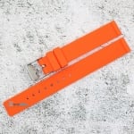 Силиконова каишка за часовник SN1485, Оранжева, 14мм