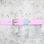 Силиконова каишка за часовник SN1494, Розова, 14мм