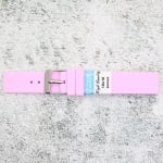 Силиконова каишка за часовник SN1694, Розова, 16мм