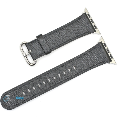 Каишка за часовник Apple Watch AP242005, Кожена, Черна, 44мм / 24mm