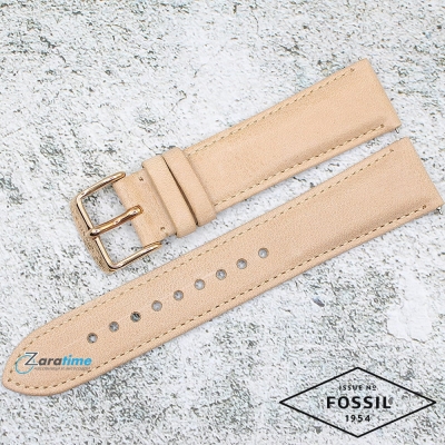 Каишка за часовник FOSSIL ES3777, Кожена, Бежова, 20мм
