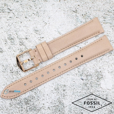 Каишка за часовник FOSSIL ES4007, Кожена, Бежова, 16мм