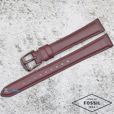 Каишка за часовник FOSSIL ES4099, Кожена, Бордо, 14мм