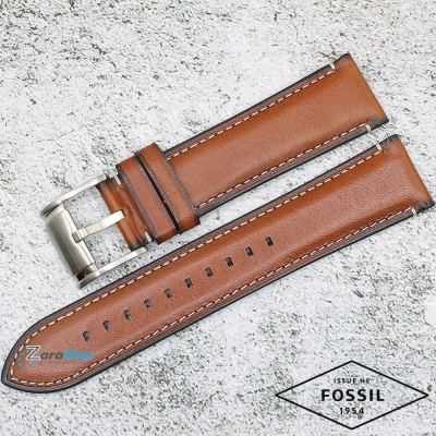 Каишка за часовник FOSSIL FS5184, Кожена, Кафява, 22мм