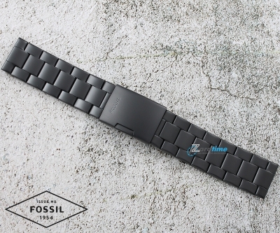 Верижка за часовник FOSSIL FS4682 FS4775 FS4704 ME3097, Стоманена, Черна, 22мм