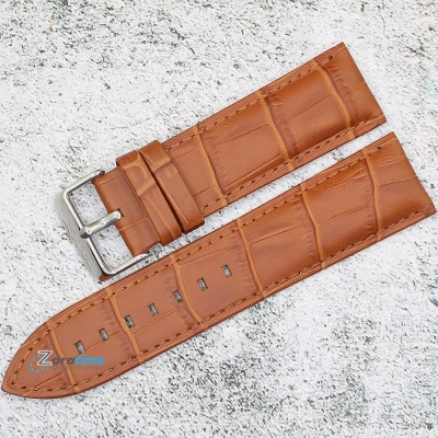 Каишка за часовник Azzuro Delux AZD24240, Кожена, Кафява, 24мм
