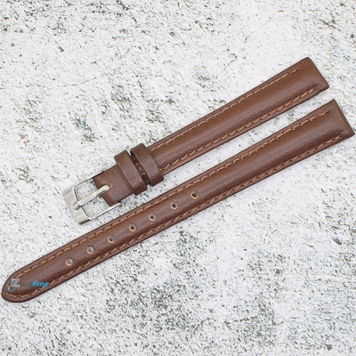 Каишка за часовник Motta MT12130, Кожена, Кафява, 12мм