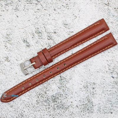 Каишка за часовник Motta MT12147, Кожена, Кафява, 12мм