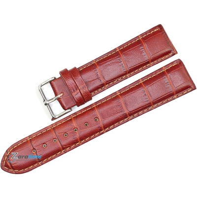 Каишка за часовник Motta MT22145, Кожена, Кафява, 22мм