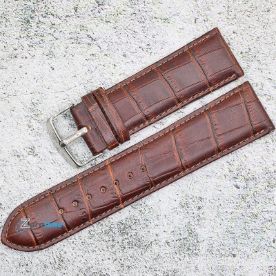 Каишка за часовник Motta MT26149GL, Кожена, Кафява, 26мм