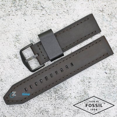 Каишка за часовник Fossil FS4656, Кафява, 22мм
