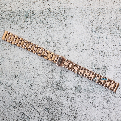 Верижка за часовник ML14-6018RG, Стоманена, Розово злато, 14мм