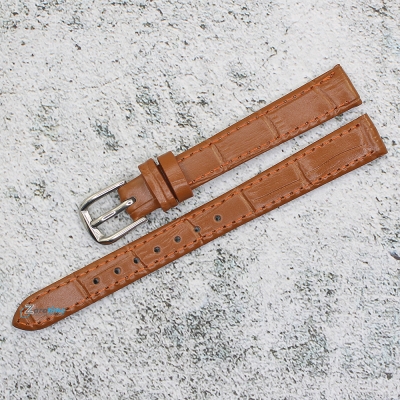 Каишка за часовник Lyon LY12140, Кожена, Кафява, 12мм