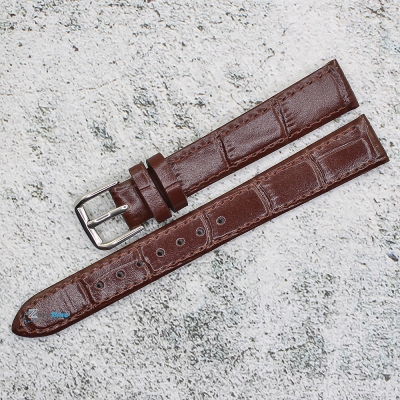 Каишка за часовник Lyon LY14138, Кожена, Кафява, 14мм