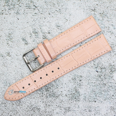 Каишка за часовник Lyon LY20194, Кожена, Розова, 20мм