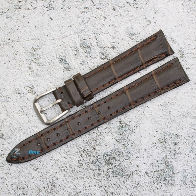 Каишка за часовник Azzuro Delux AZD1438, Кожена, Кафява, 14мм