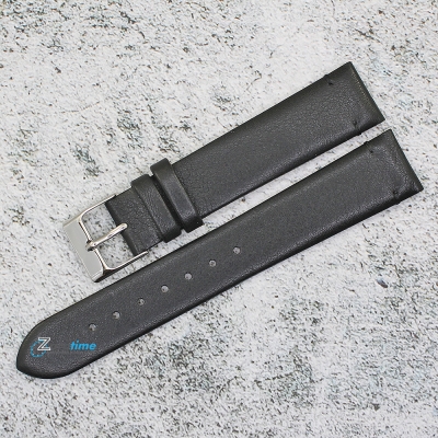 Каишка за часовник Azzuro Delux AZD18204, Кожена, Черна, 18мм