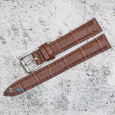 Каишка за часовник Azzuro Delux AZD1439, Кожена, Кафява, 14мм