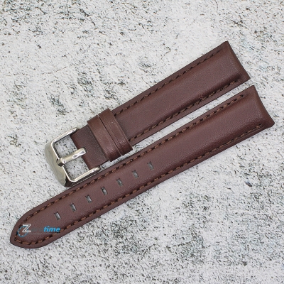 Каишка за часовник Azzuro Delux AZD18248, Кожена, Кафява, 18мм