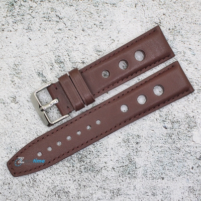 Каишка за часовник Azzuro Delux AZD22135, Кожена, Кафява, 22мм
