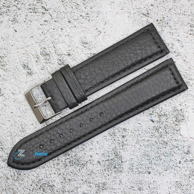 Каишка за часовник Azzuro Delux AZD22616, Кожена, Черна, 22мм
