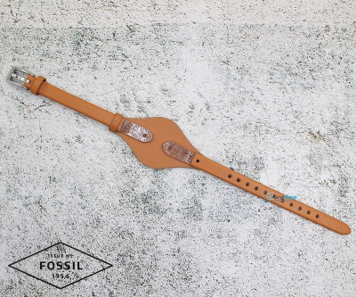 Каишка за часовник FOSSIL ES3565, Кожена, Кафява, 8мм