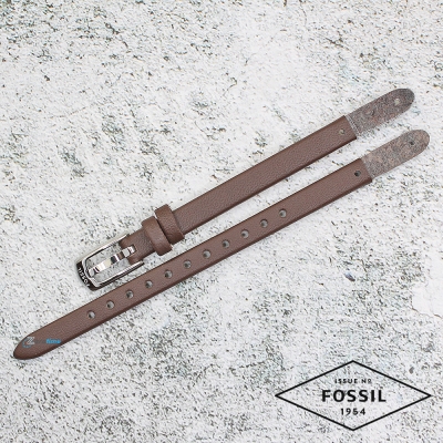 Каишка за часовник FOSSIL ES3861, Кожена, Кафява, 7мм