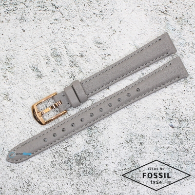 Каишка за часовник FOSSIL ES5068, Кожена, Сива, 12мм