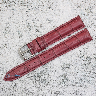 Каишка за часовник Hightone HT16-288, Кожена, Лилава, 16мм