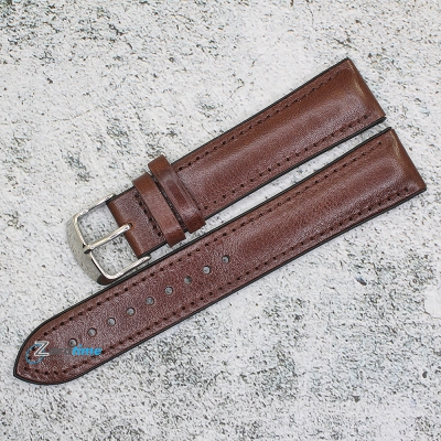 Каишка за часовник Hightone Premium HT20-776, Кожа и полимер, Кафява, 20мм