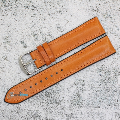 Каишка за часовник Hightone Premium HT20-777, Кожа и полимер, Кафява, 20мм