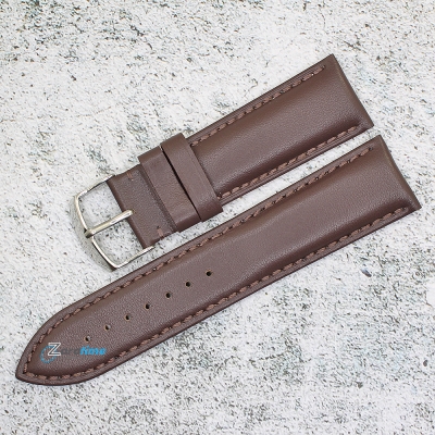 Каишка за часовник Hightone HT24-437V, Кожена, Кафява, 24мм