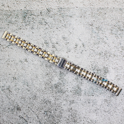 Верижка за часовник ML12-6018BC, Стоманена, Биколор, 12мм