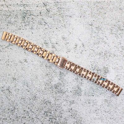 Верижка за часовник ML12-6018RG, Стоманена, Розово злато, 12мм