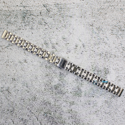 Верижка за часовник ML12-6018W, Стоманена, Сребриста, 12мм