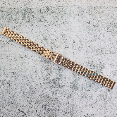 Верижка за часовник ML12-6019RG, Стоманена, Розово злато, 12мм