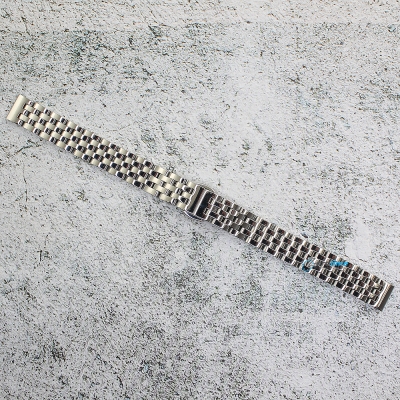 Верижка за часовник ML12-6019W, Стоманена, Сребриста, 12мм