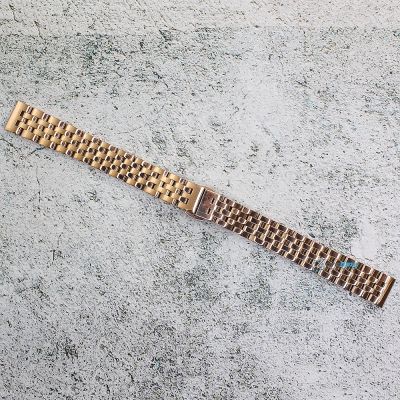 Верижка за часовник ML14-6019RG, Стоманена, Розово злато, 14мм