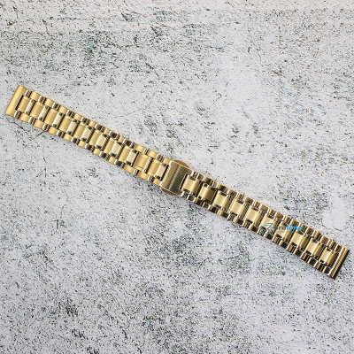 Верижка за часовник ML16-6018G, Стоманена, Златиста, 16мм