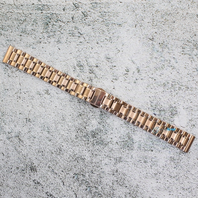 Верижка за часовник ML16-6018RG, Стоманена, Розово злато, 16мм
