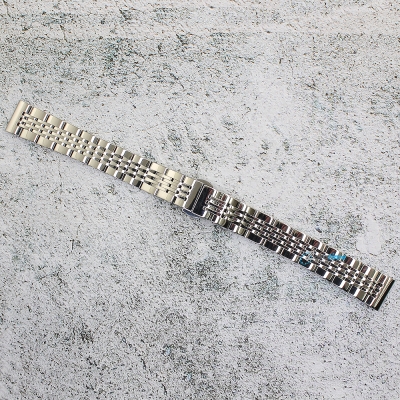 Верижка за часовник ML16-6020W, Стоманена, Сребриста, 16мм