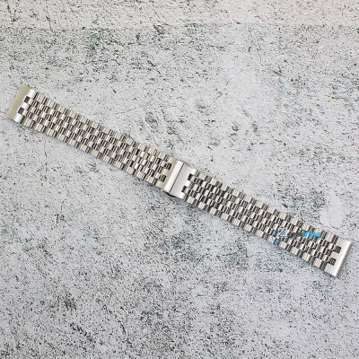 Верижка за часовник ML19-6023W, Стоманена, Сребриста, 19мм