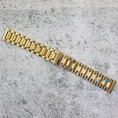 Верижка за часовник ML20-6018G, Стоманена, Златиста, 20мм