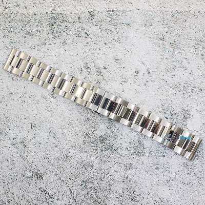 Верижка за часовник ML20-6022W, Стоманена, Сребриста, 20мм