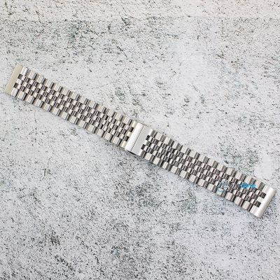 Верижка за часовник ML20-6023W, Стоманена, Сребриста, 20мм