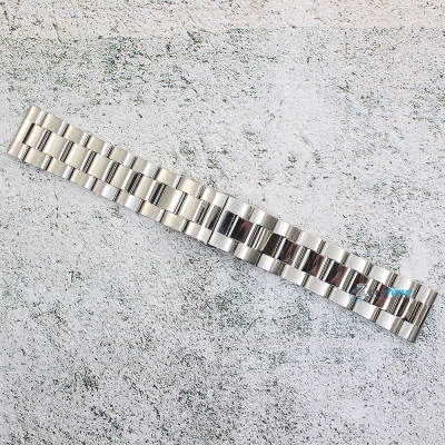 Верижка за часовник ML22-6022W, Стоманена, Сребриста, 22мм