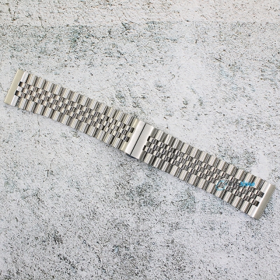 Верижка за часовник ML24-6023W, Стоманена, Сребриста, 24мм