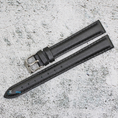 Каишка за часовник Motta MT1406GL, Кожена, Черна, 14мм