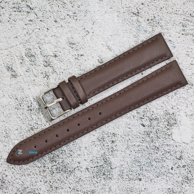 Каишка за часовник Motta MT1630GL, Кожена, Кафява, 16мм